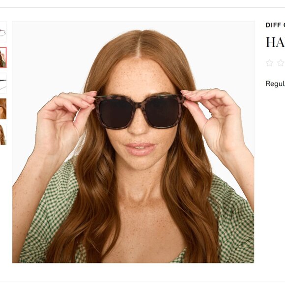 DIFF Charitable Eyewear HAILEY Sunglasses, Comes with Soft Storage Pouch - Picture 5 of 7